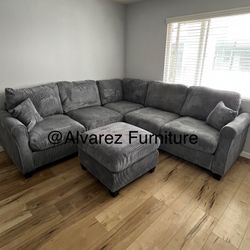 Sectional Sofa With Ottoman