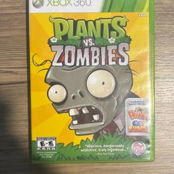 Plants Vs Zombies Xbox 360