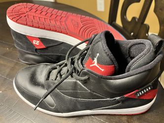 Jordan Fadeaway Black/White-Gym Red Men’s Size 12 US