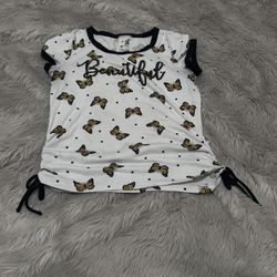 Girls Butterfly Tee