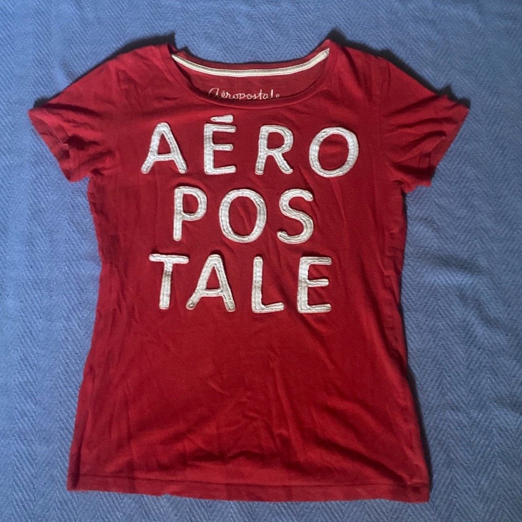 Aeropostale red shirt vintage y2k