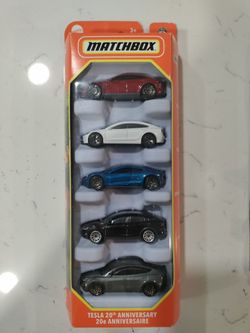 Matchbox Tesla 20th Anniversary 5-Pack