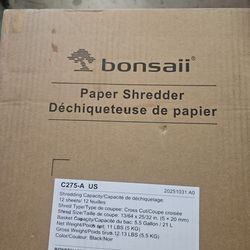 Bonsai paper shredders