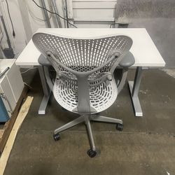 J Star Motion 46” Standing Desk! Electric Height Adjustable Table! We Also Have Task Chair And Mobile File Cabs Available!