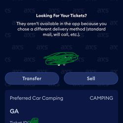 Coachella w1 preferred camping - TRADE