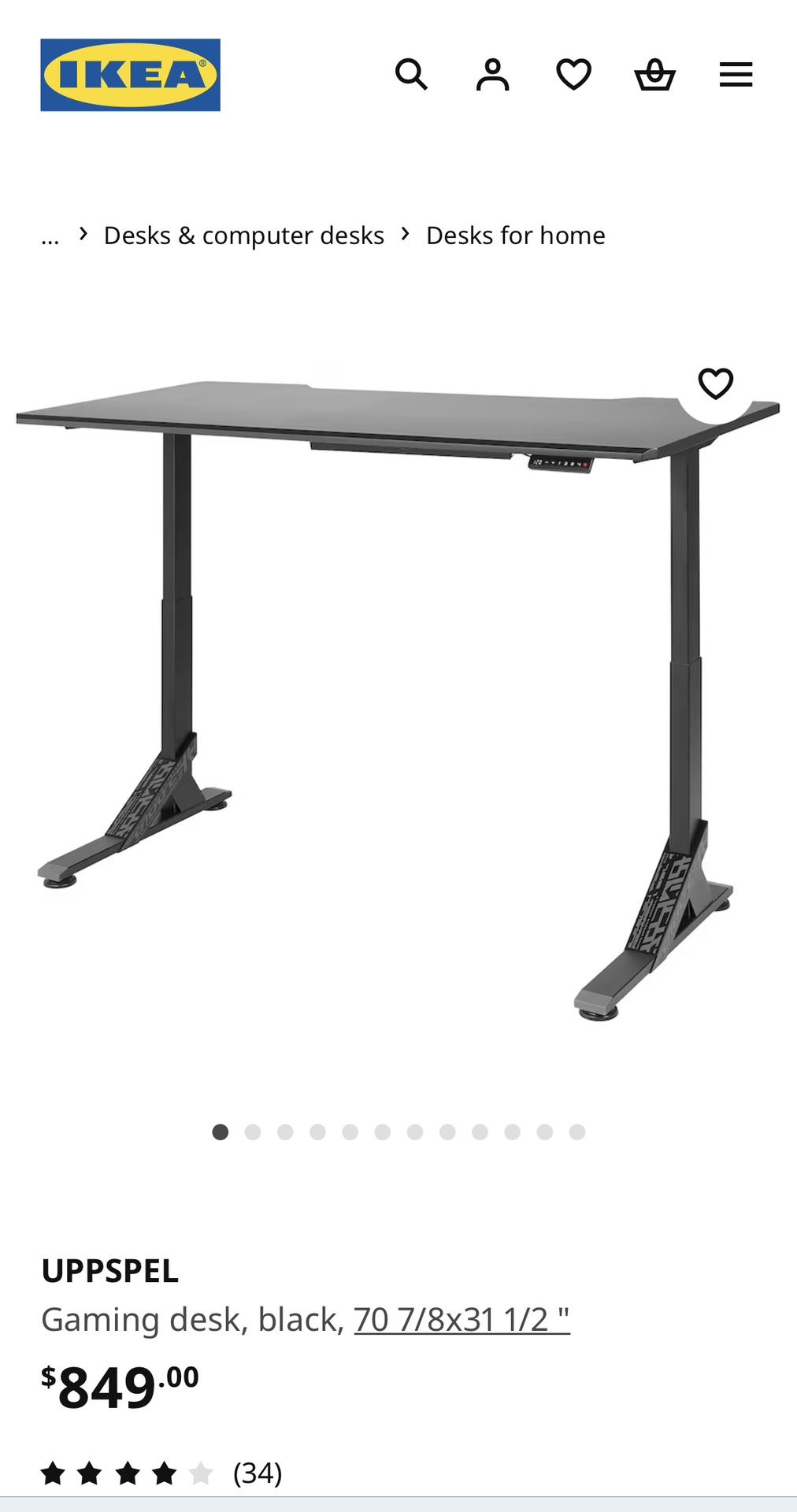 Gaming Desk (Computer Desk)