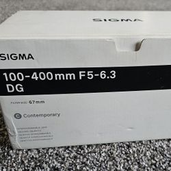 Sigma 100-400mm Like New Great Lens For Nikon Mount