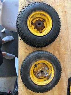 John Deere 220a greens mower transport wheels