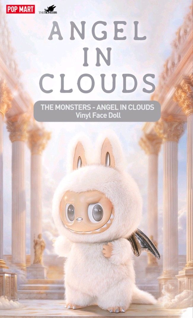THE MONSTERS-ANGEL IN CLOUDS Vinyl Face Doll
