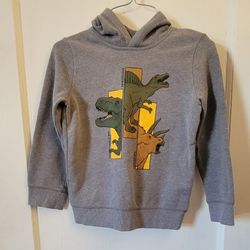 Kid's Softest Fleece Dinosaur Sweater Size 7