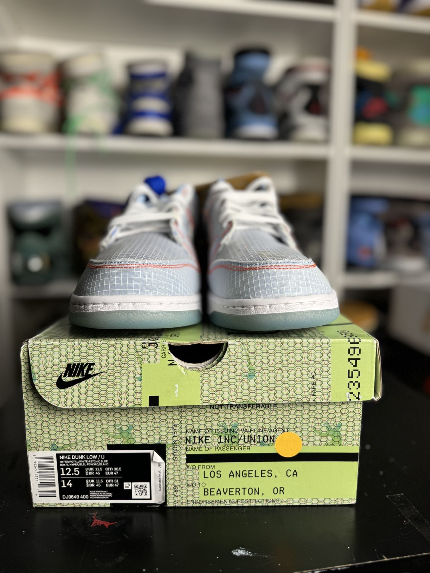 Union Dunk Passport Argon Sz 12.5M