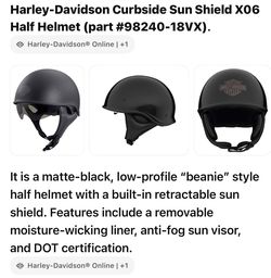 Harley Davidson Helmet