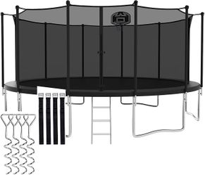 1500lbs capacity 16ft trampoline
