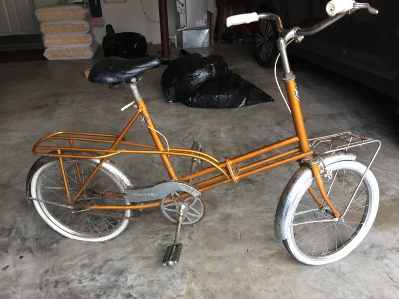 1966 foldable tote cycle