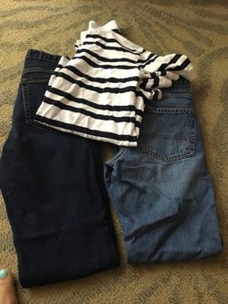 Boys bundle 2 jeans and polo style shirt $8