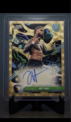 2026 WWE TOPPS Chrome Cosmic Jey USO Superfractor 1/1 Auto Holy grail!