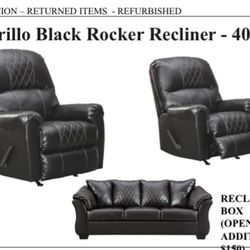 As İs : Black Sofa 