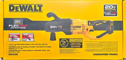 Dewalt 20v/60v change stud & joist drill