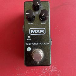 Mxr Carbon Copy Delay Pedal
