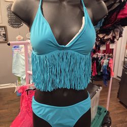 Blue, M, Bikini