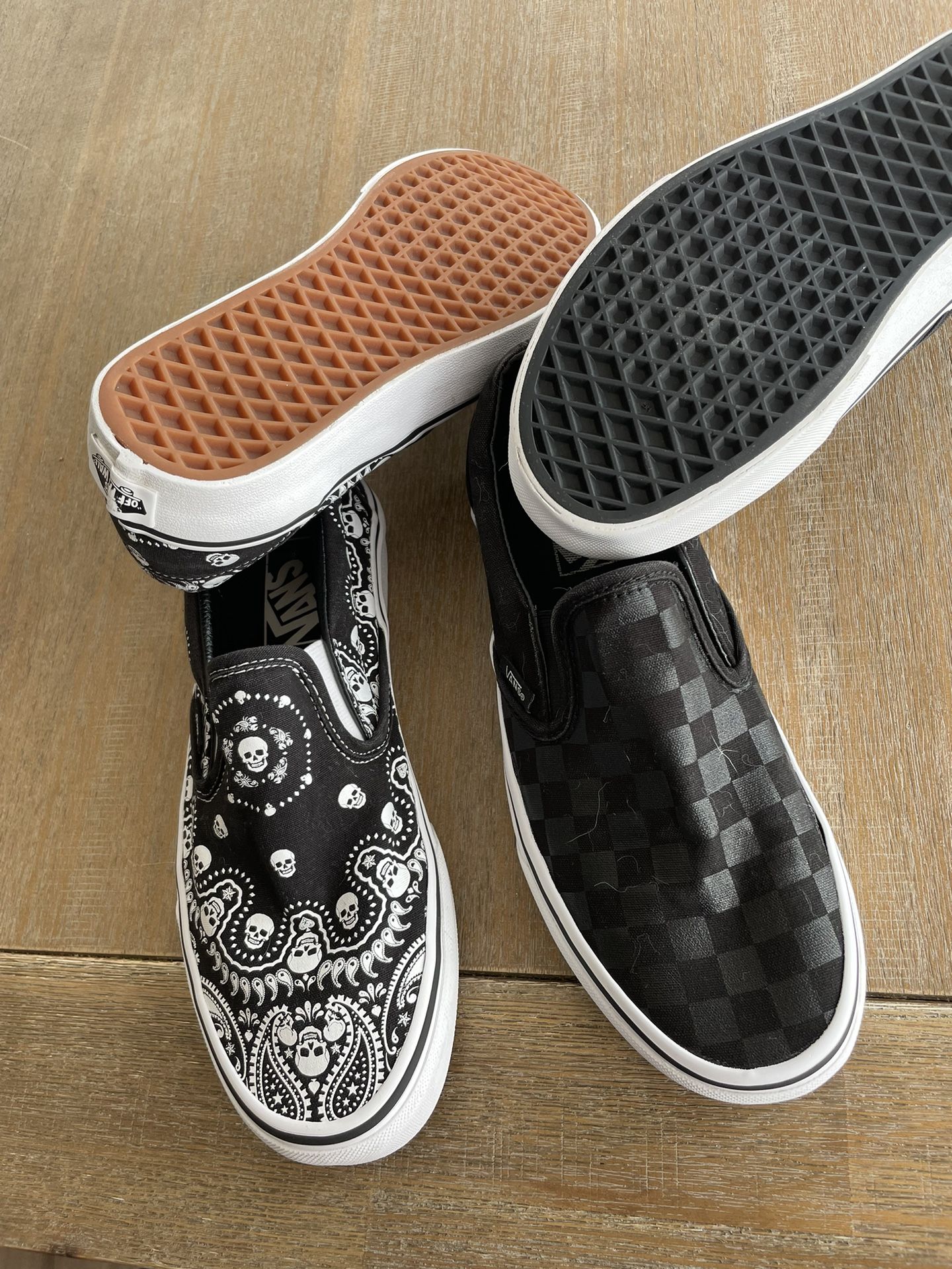 Vans Slip On Shoes 2 Pairs 