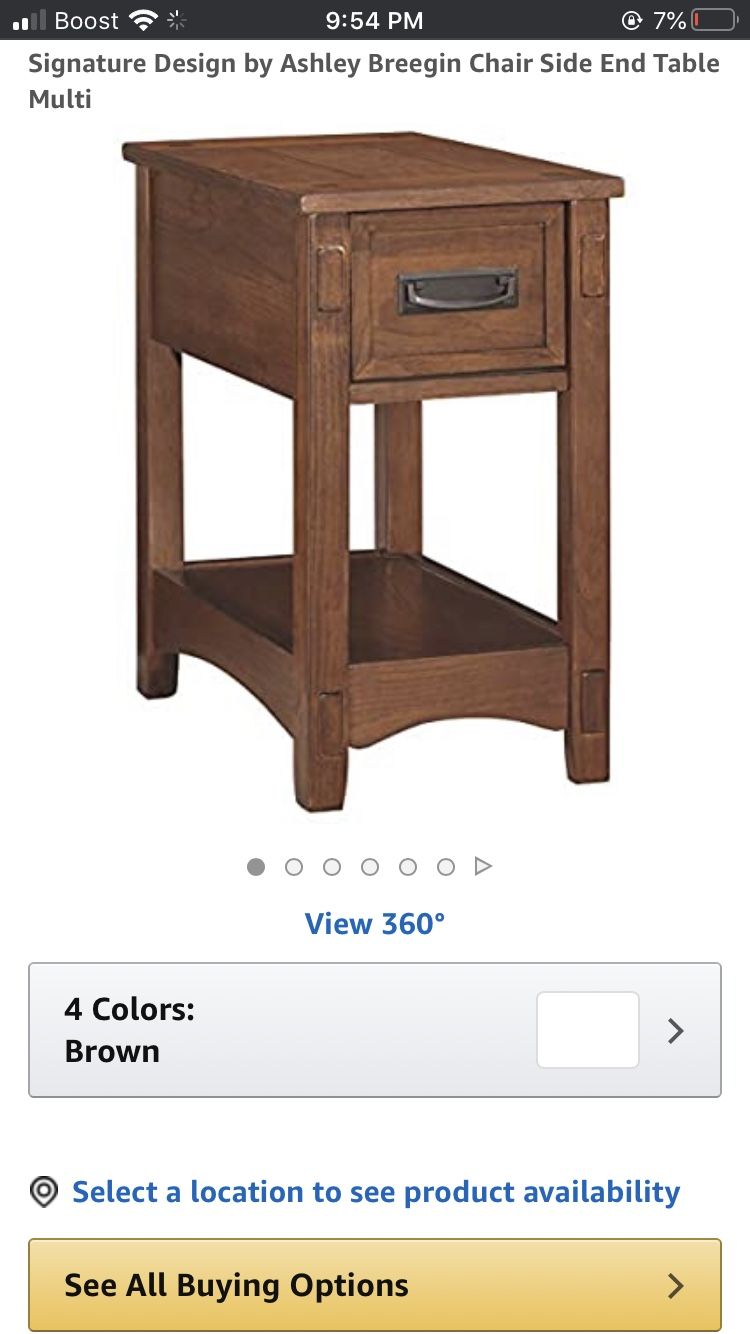 ASHLEY SIGNATURE end table