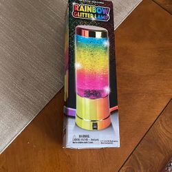 Rainbow Glitter Lamp (ages 8+)