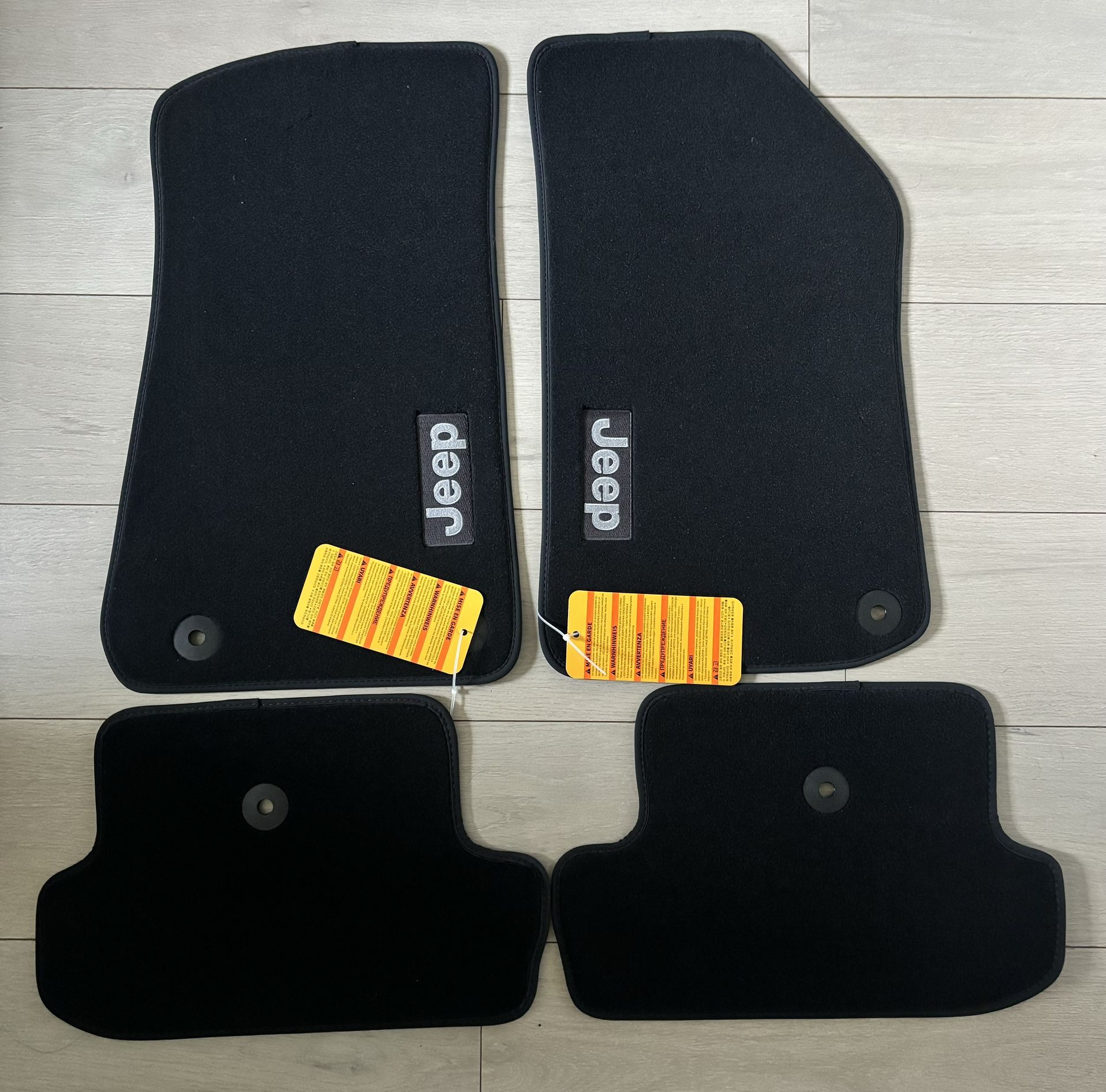 Mopar 4pc Carpeted Jeep Logo Floor Mats