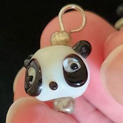 Glass Panda Charm