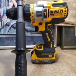 NEW DEWALT 20V BRUSHLESS 1/2 HAMMER DRILL DRIVER TOOL AND BATTERY 