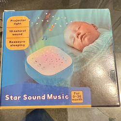 Baby Sound Machine with Projector Light