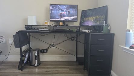 ODK 63-Inch Reversible L-Shaped Computer Desk