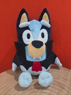 Vampire Bluey Jumbo Halloween 18" Plush