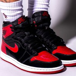 Jordan 1 Retro Patent Bred Size 5.5 DS