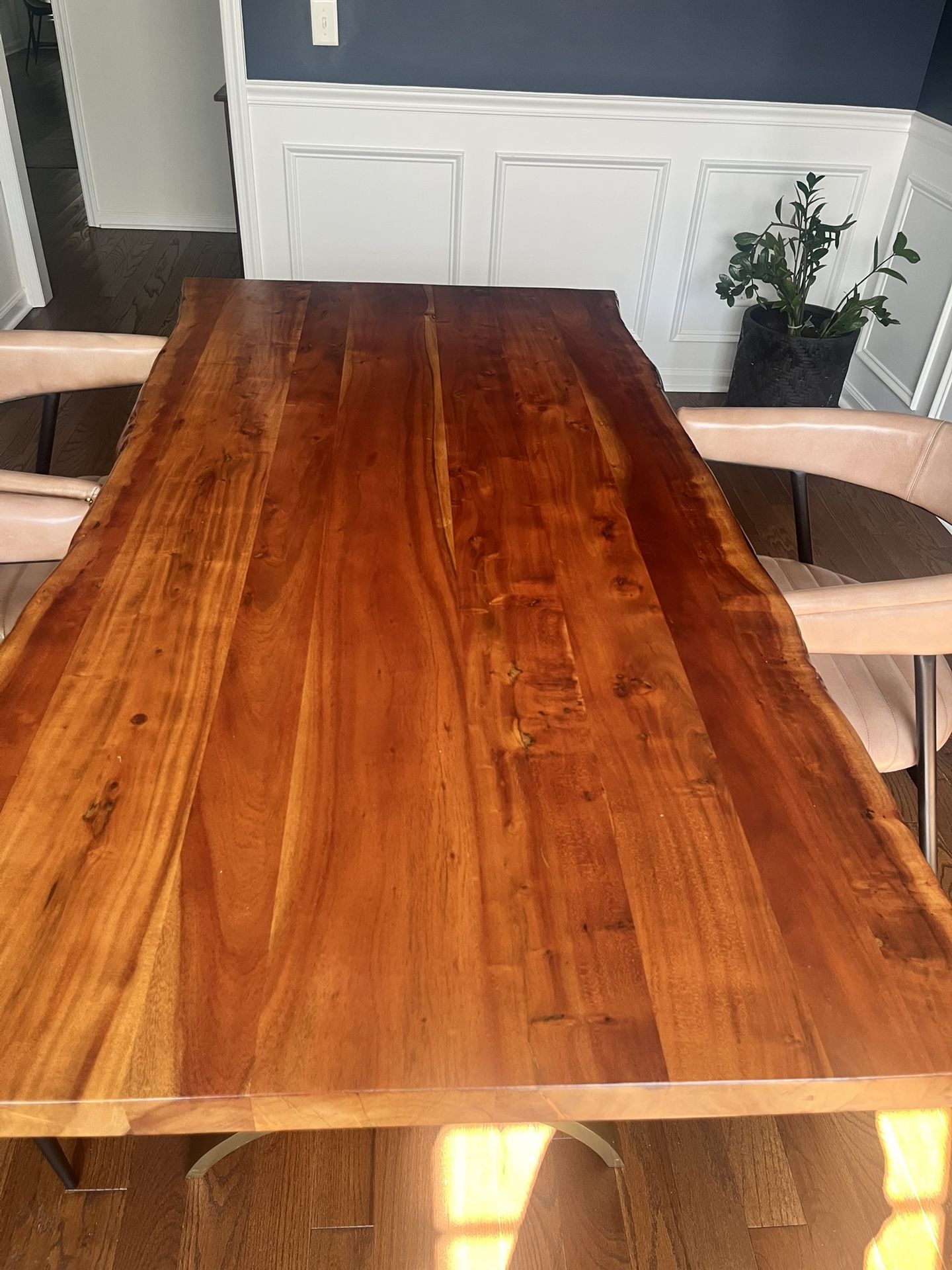 West Elm Live Edge Walnut Dining Table