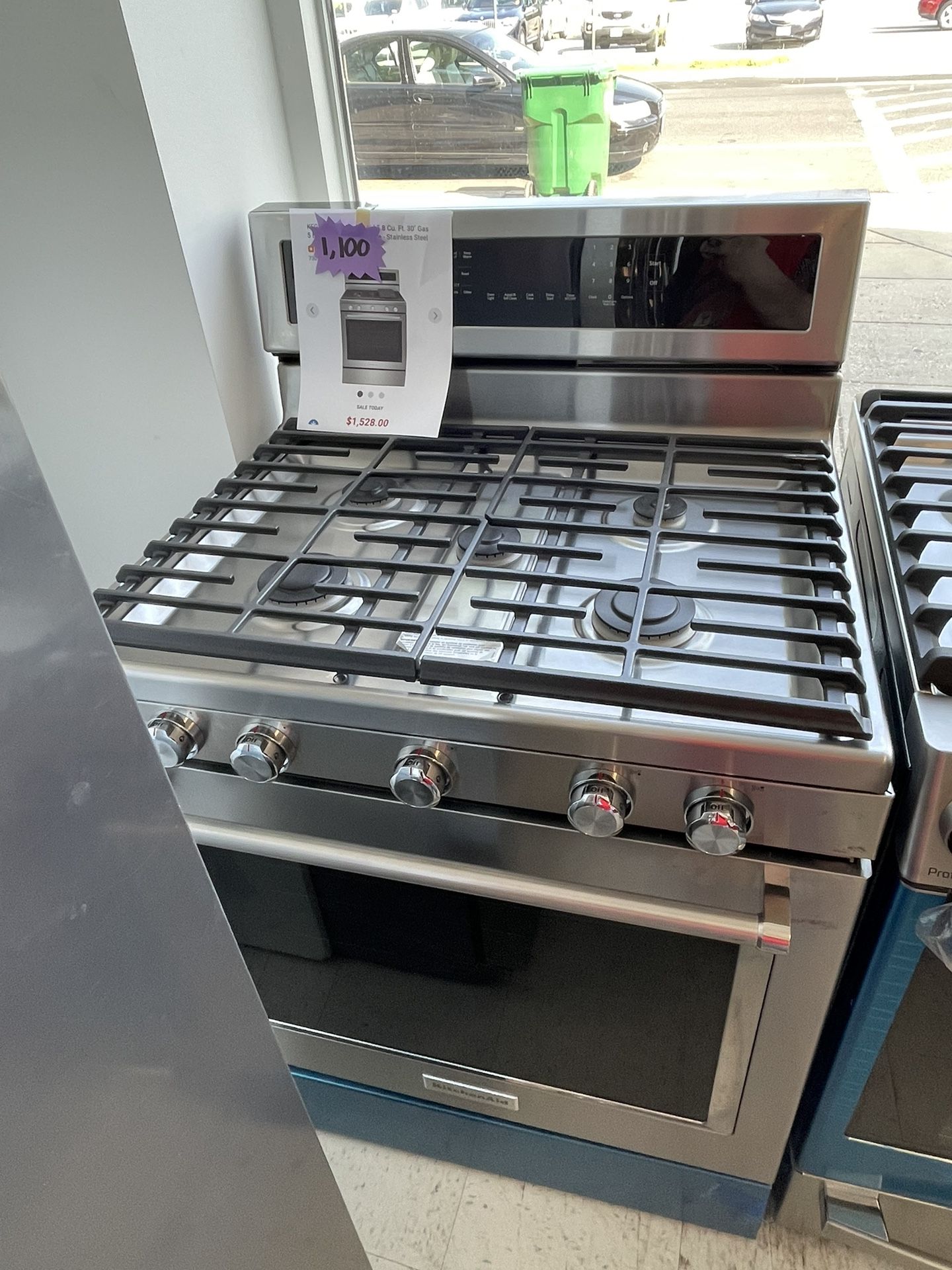 KitchenAid Gas Range Stove New Scratch And Dent With 6months Warranty 