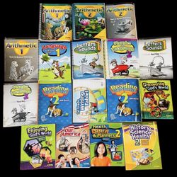Abeka Program, School Books 1-2 Grades.