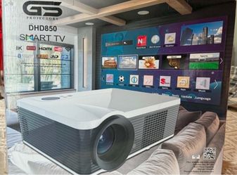 GS DHD850 SMART TV Home Theater Projector | New In Box