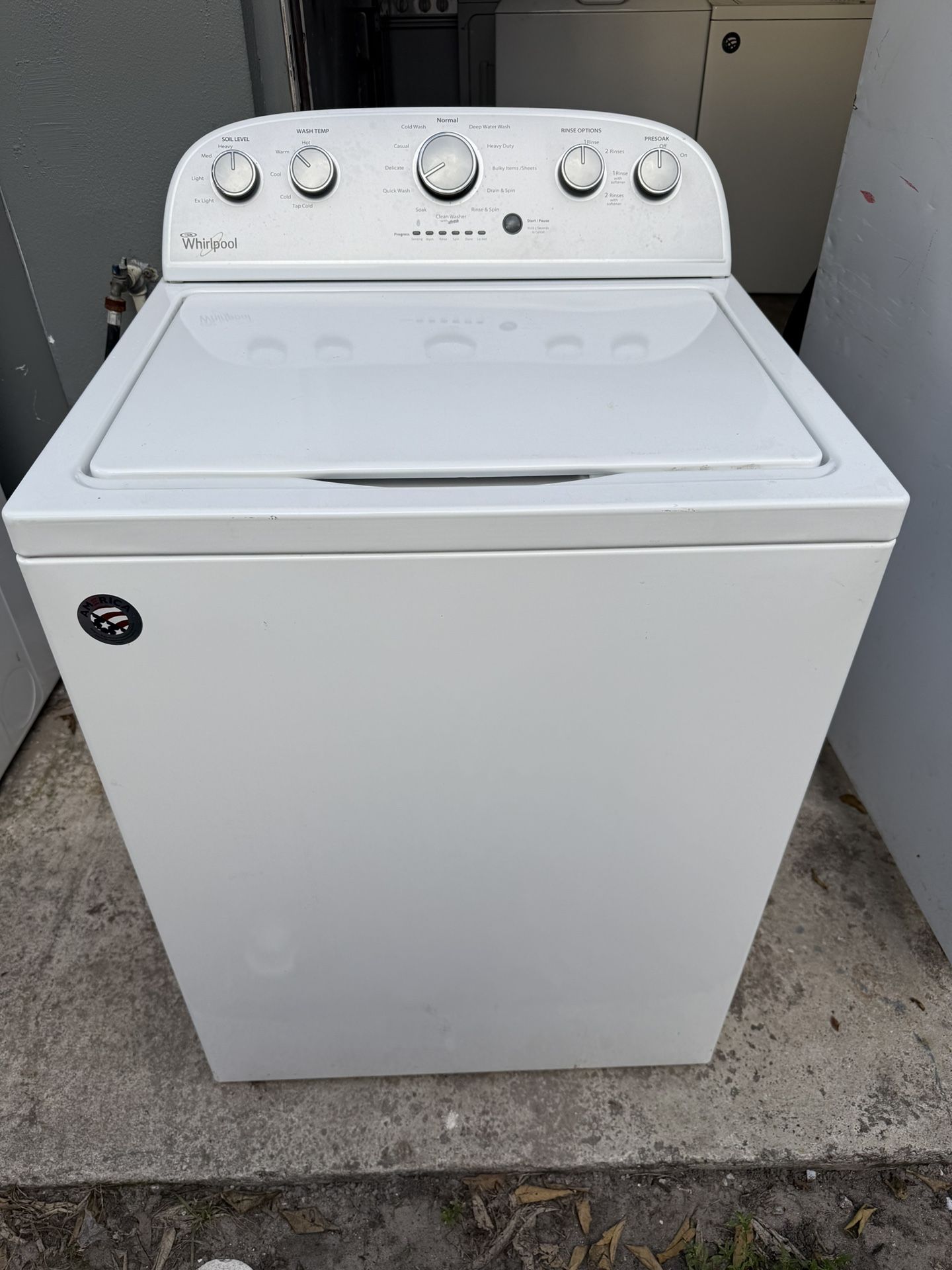 Whirlpool Washer Machine Everything Works Great