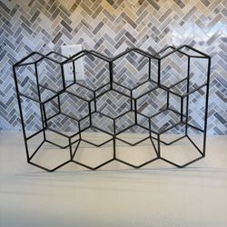 Crate & Barrel 11-bottle Wine Rack (Graphite)