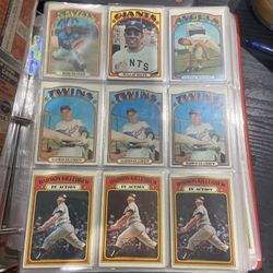 1972 Topps Baseball Card Starter Set - 35 Different Cards