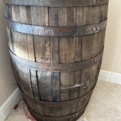 Wild Turkey Bourbon Barrel Decor Table Whiskey bar