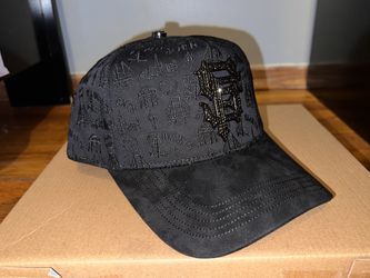 Black embroidered San Francisco Hat
