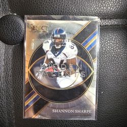 SHANNON SHARPE BRONCOS SELECT HIDDEN TALENTS PANINI NFL SPORTS CARD!