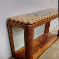 Entry Table.  Solid Wood 