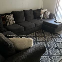 Gray Sectional Couch 