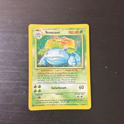 Venusaur Pokemon Card