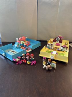 2 lego disney storybooks Ariel Belle