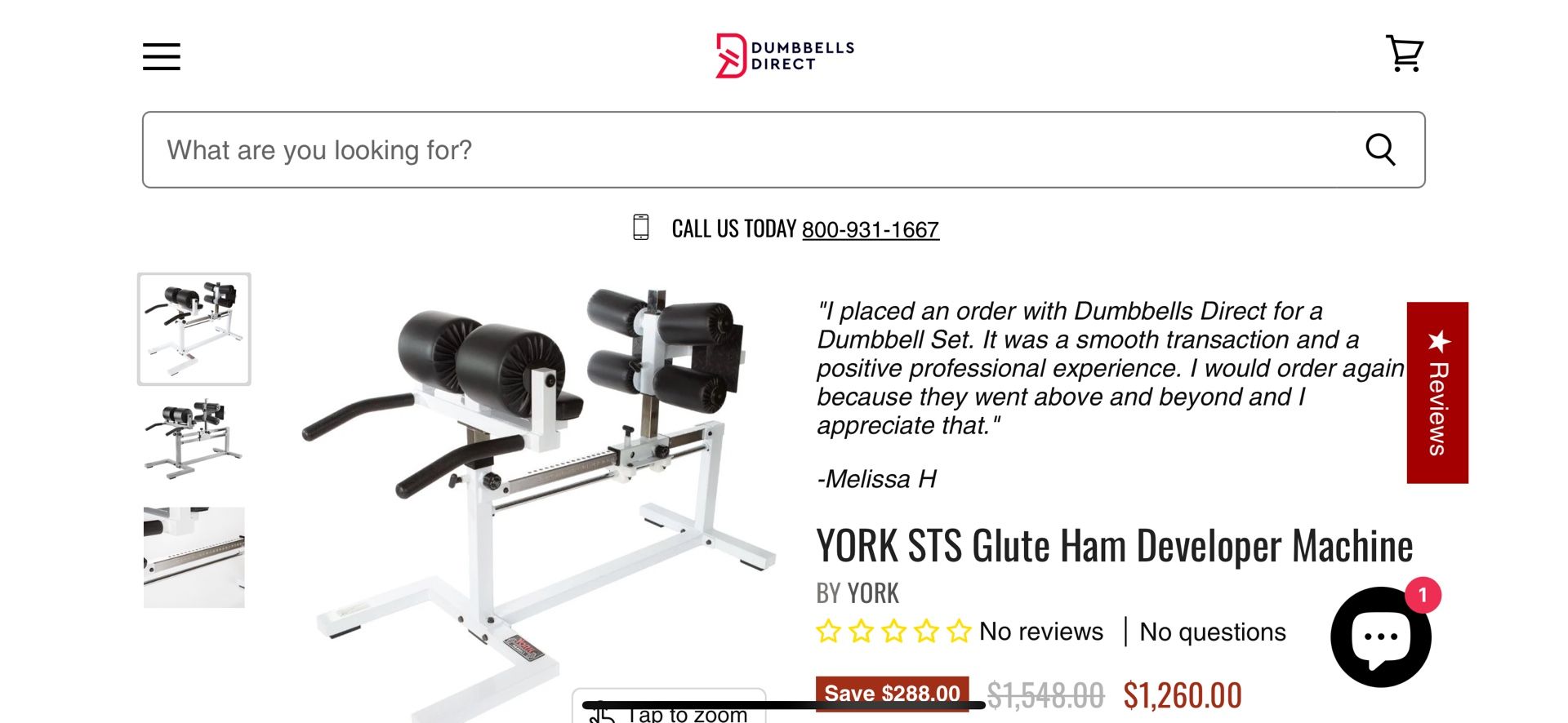 York Barbell USA GHD Heavy Duty Machine