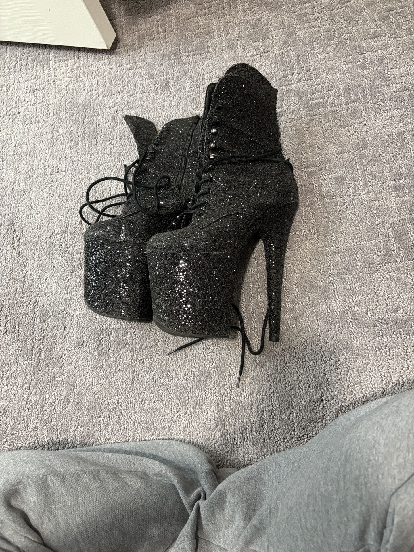 Black Pleaser Boots